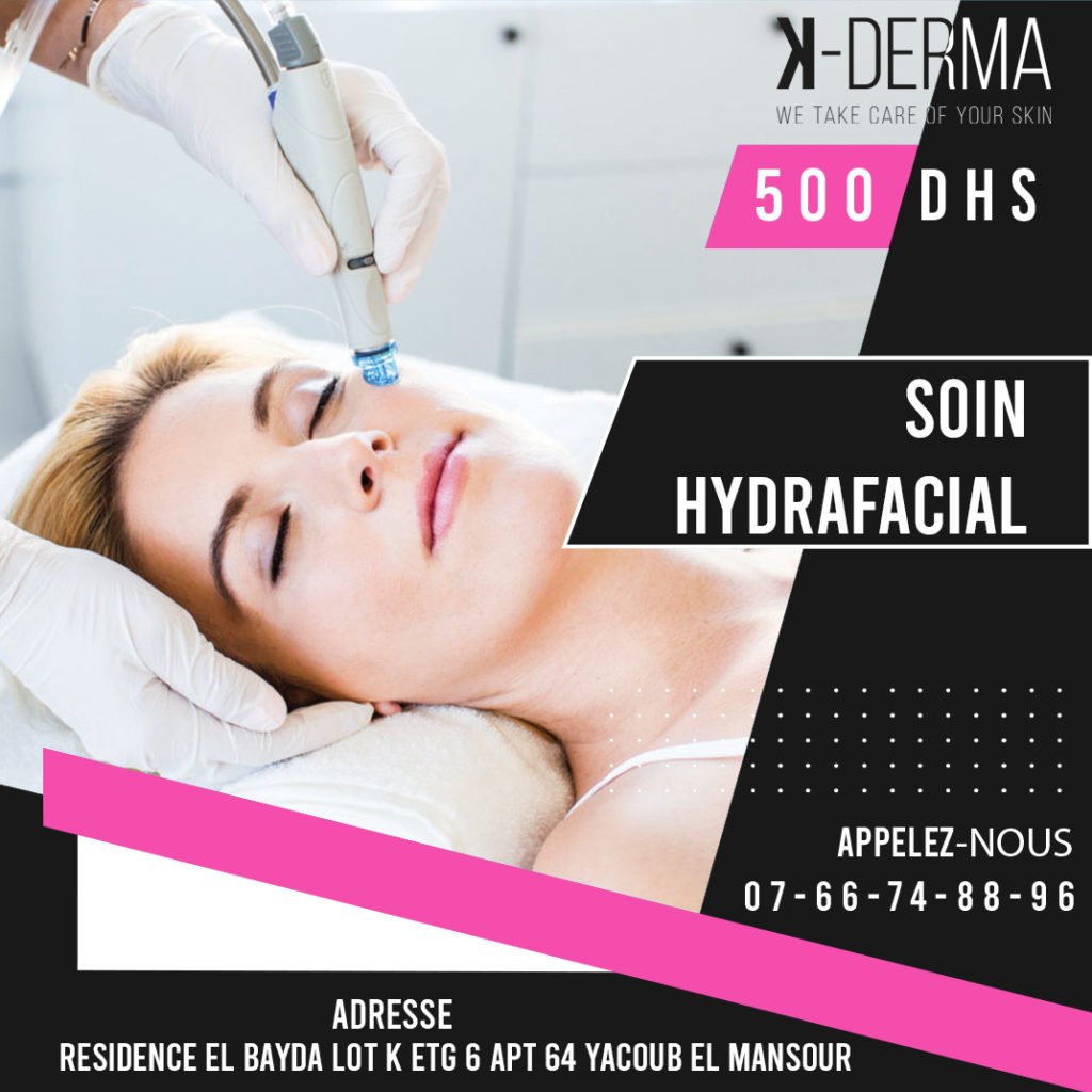 Hydrafacial Kderma Casablanca pas chere