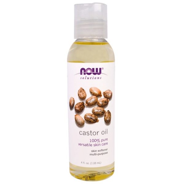 Now Foods, Solutions, Huile de ricin, 4 fl oz (118 ml)